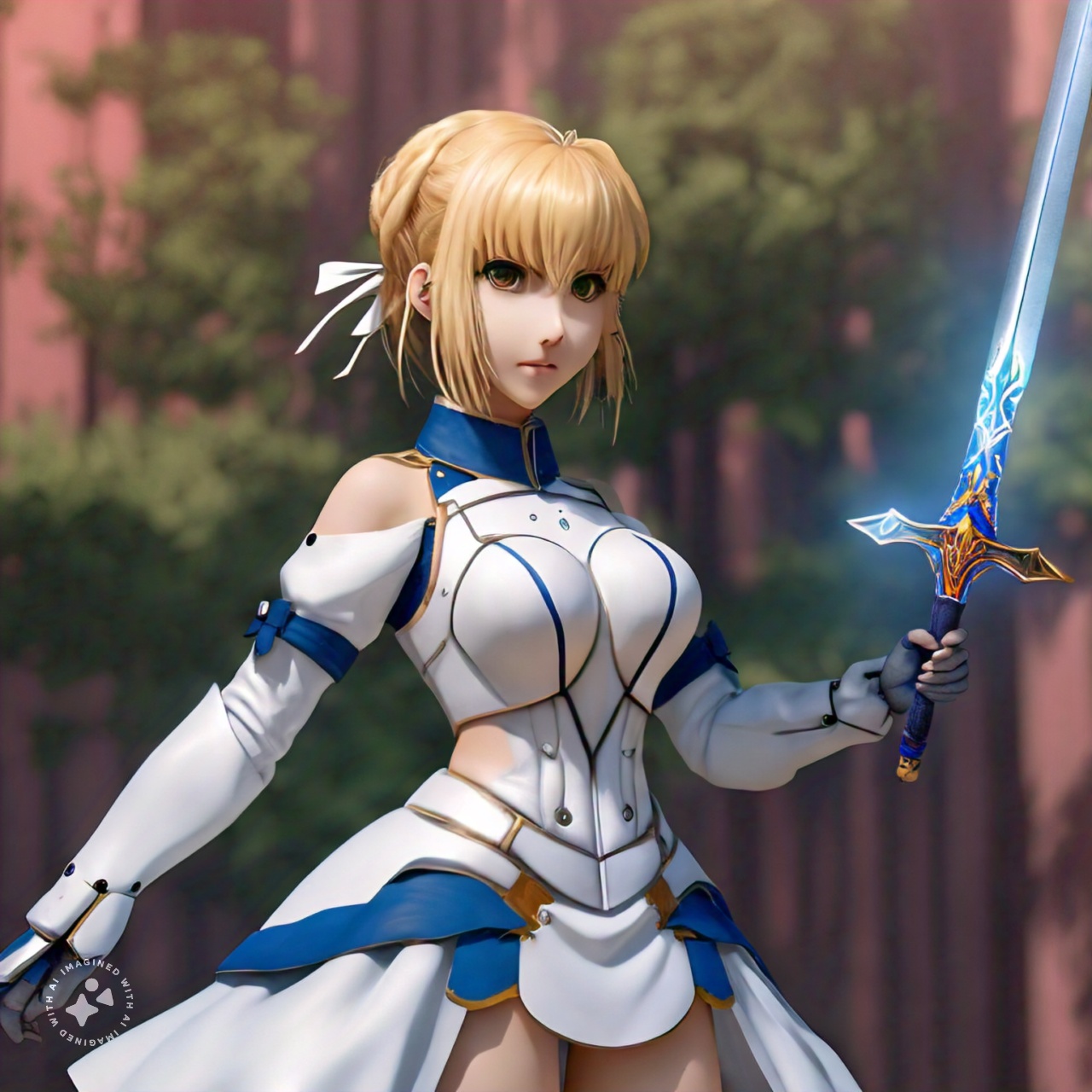 saber from fate stay night, 3D, girl, anime.jpeg